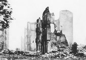 Guernica tras el raid de la aviacin Cndor alemana