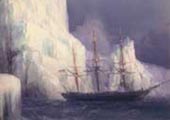 Desaparecida en el banco de hielo de la isla Henriette en 1881. Cuadro de Ivan Aivazovsky.