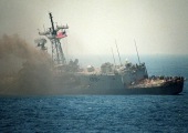 Fragata de EE.UU. alcanzada por un misil