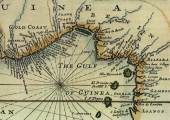 Mapa brit�nico del Golfo de Guinea. H.Moll